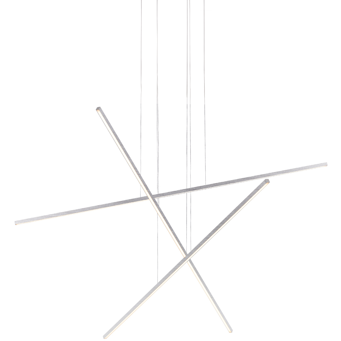 Vega Minor LED 47.25 inch Brushed Nickel Multi Pendant Ceiling Light